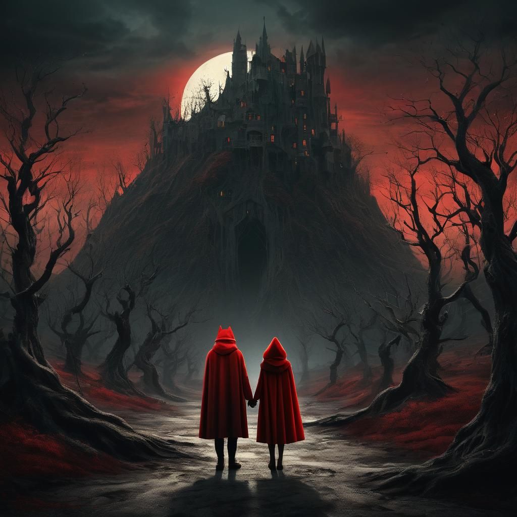 Ethereal Whispers of Forbidden Love in a Desolate Dreamscape