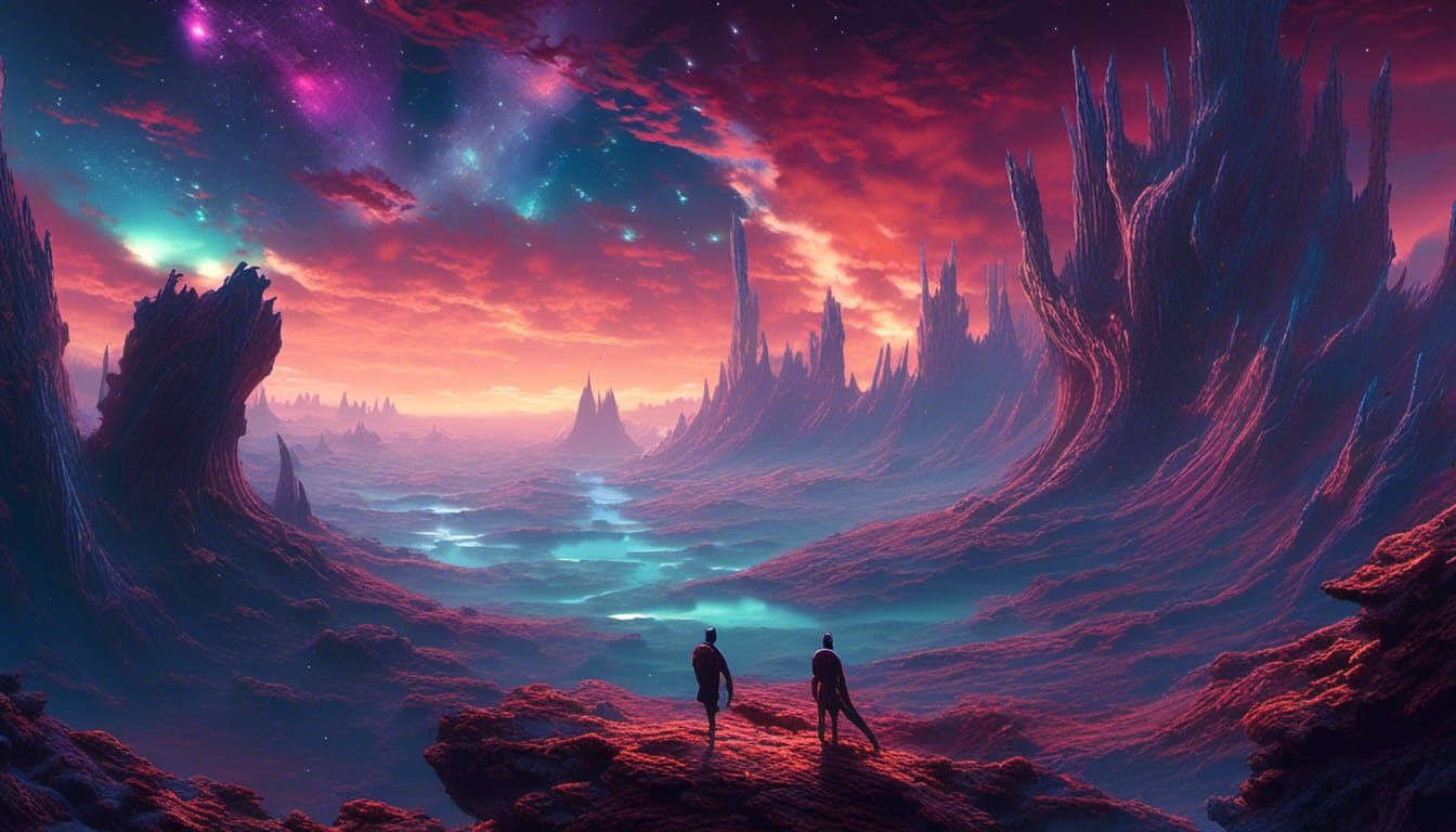 Galactic Landscape in Unreal Engine Style