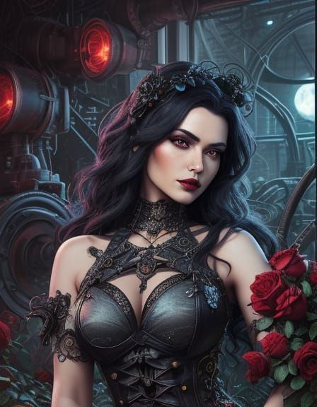 Snow White. Disney's Princesses Gipsy. Woman dressed as a belly dancer.  Lunarpunk. Unique woman of provocative beauty. ...