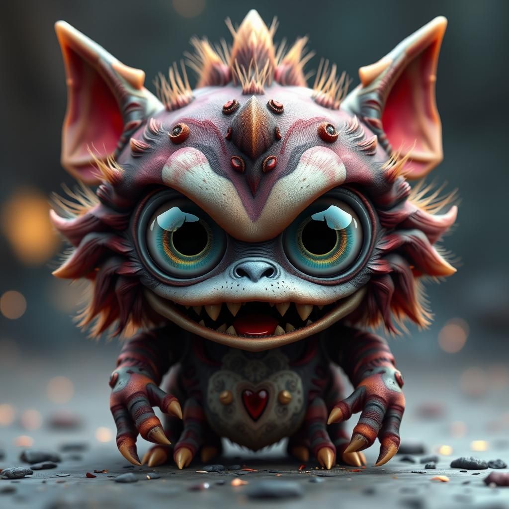 Cute Scary Little Monster