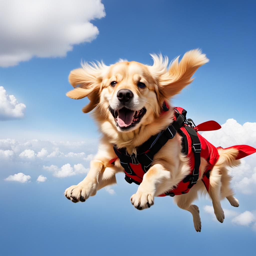 Dog Skydiving: A Hilarious Mid-Air Adventure