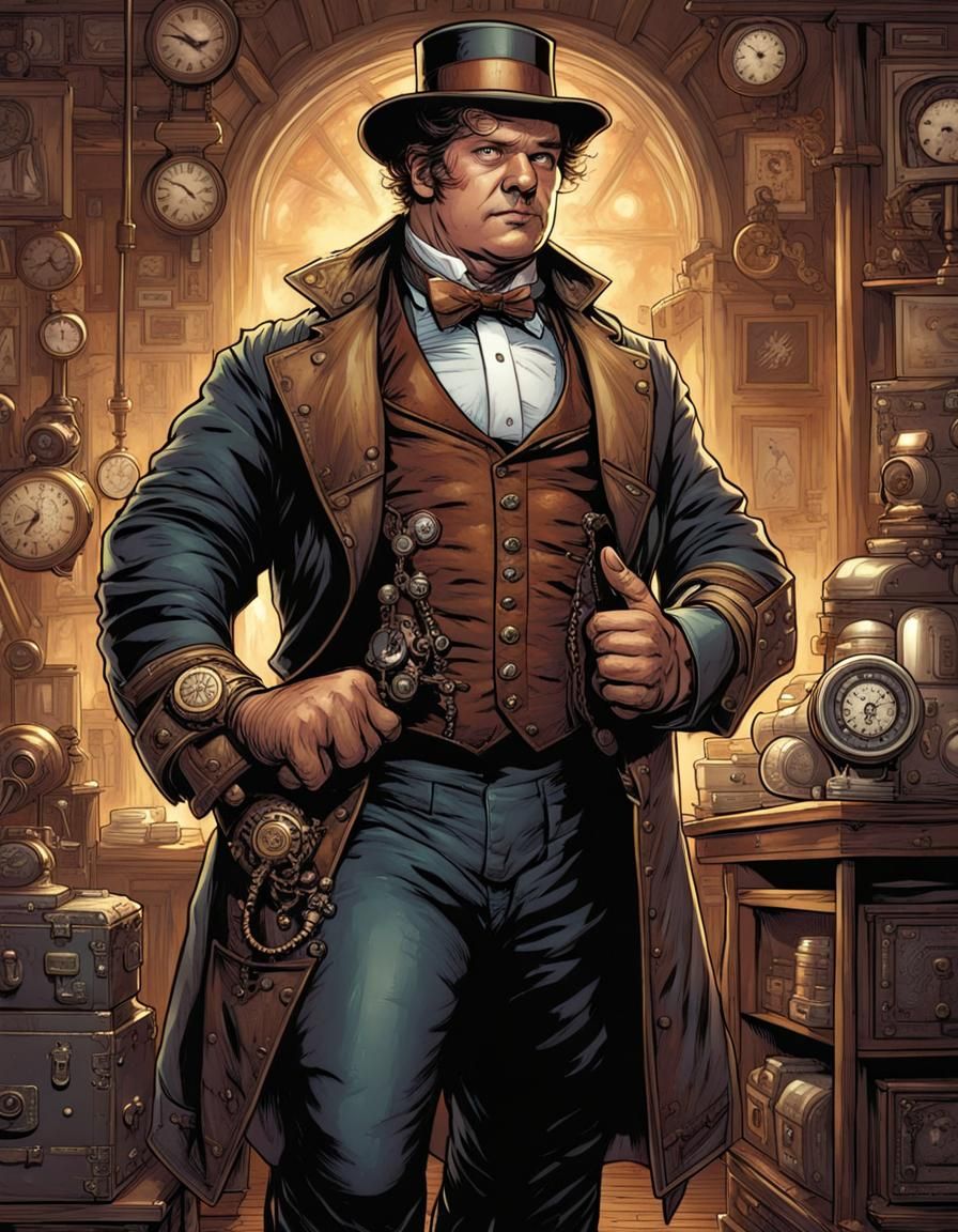 steampunk doctor watson wrestler