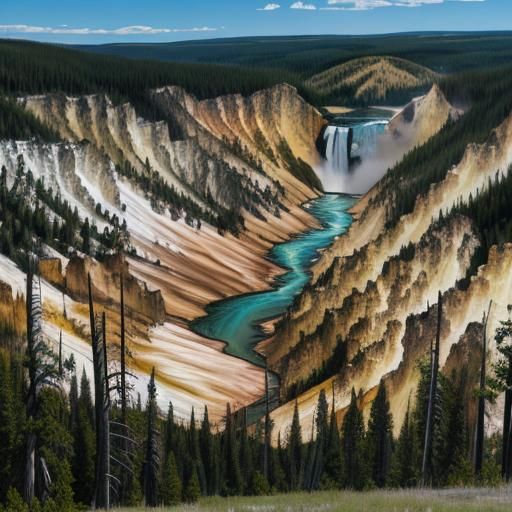 Yellowstone National Park AI Image