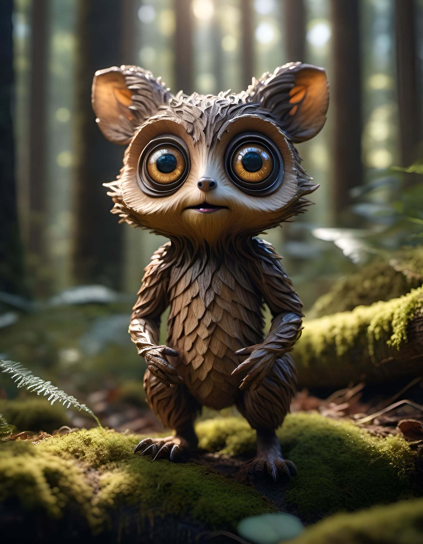 Adorable Forest Creature Portrait in 8K UHD