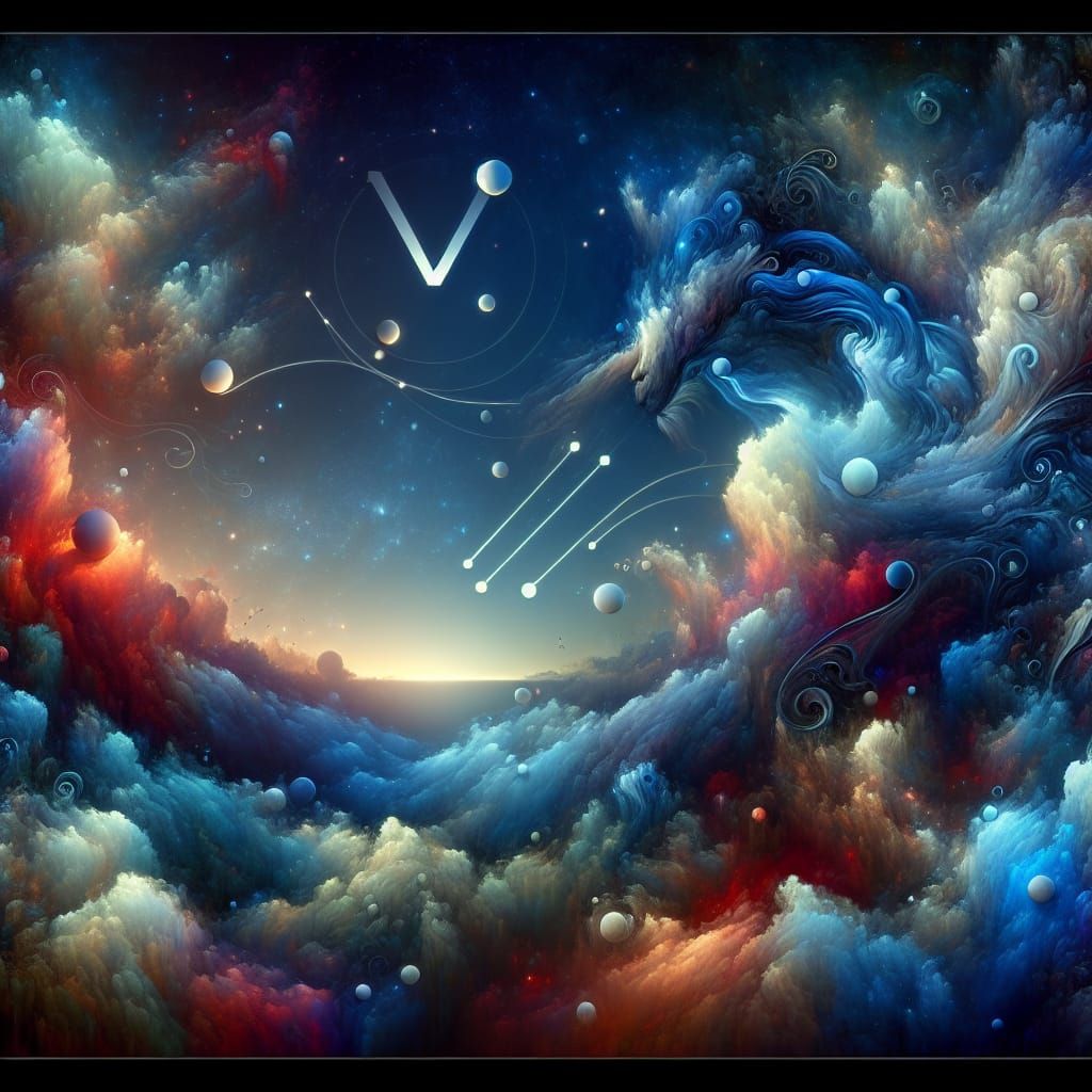 Fantastical Virgo Constellation Concept Art