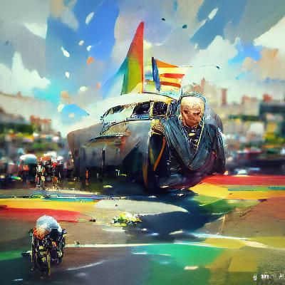 Visually Striking Pride Concept Art Illustration