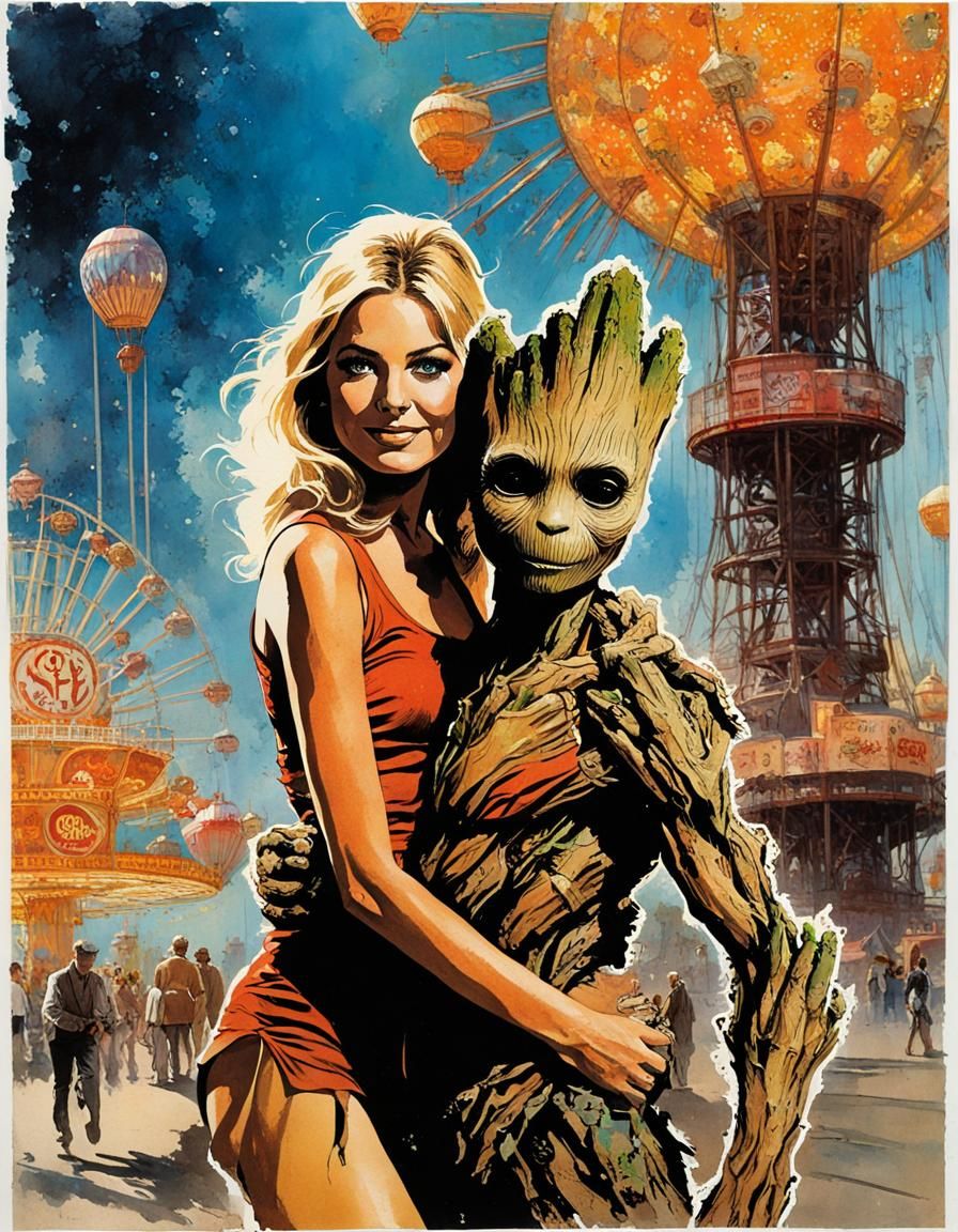Groot in love