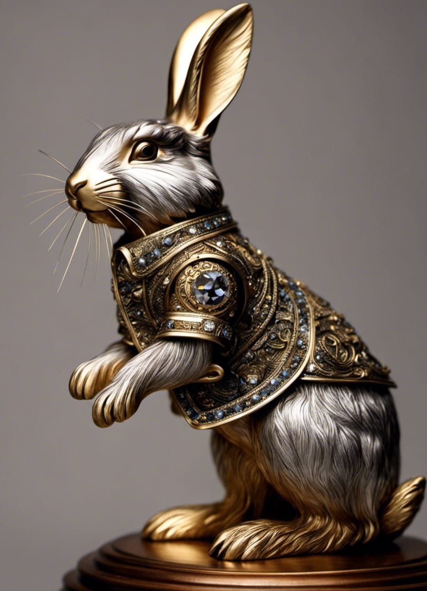 Rabbit in Waistcoat Trophy #1