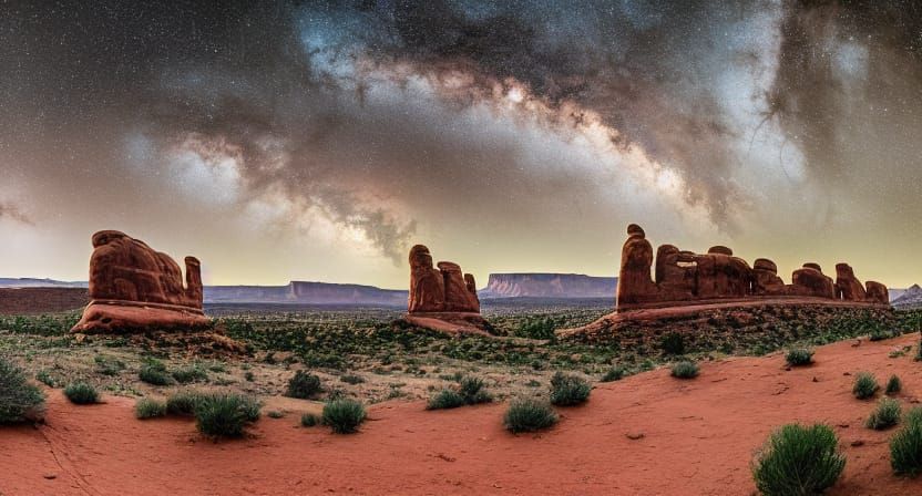 Arches National Park at Night: Landscape Photography