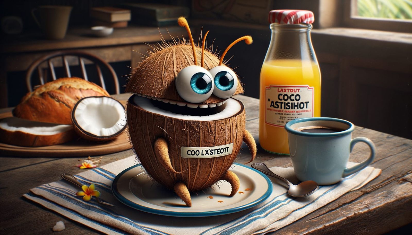 Coco L'asticot Worm Character