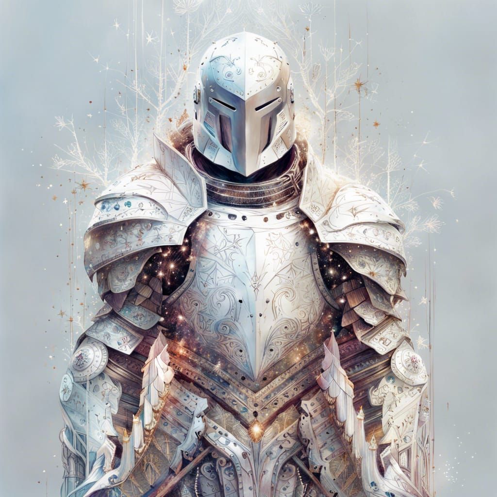 Galactic Knight in Silver Armor