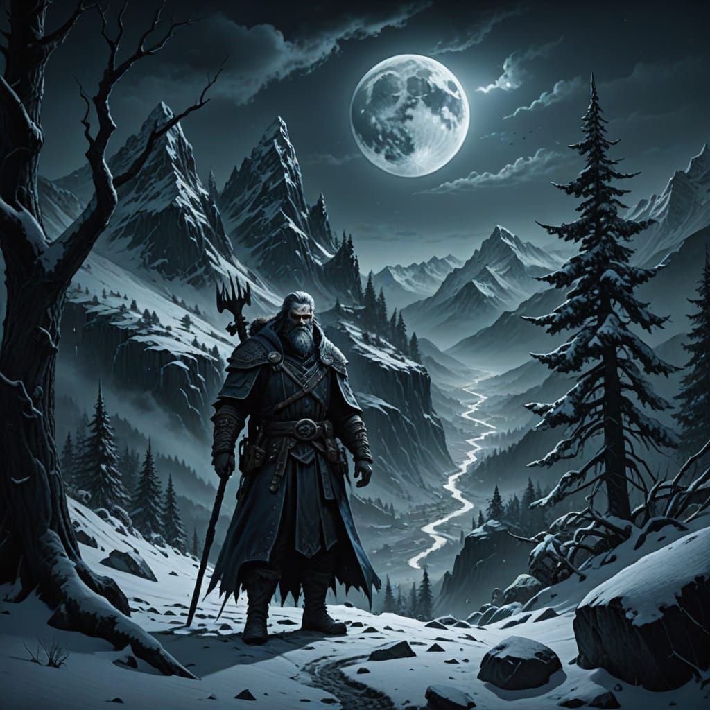 Sheogorath in Bruma's Frozen Wilderness