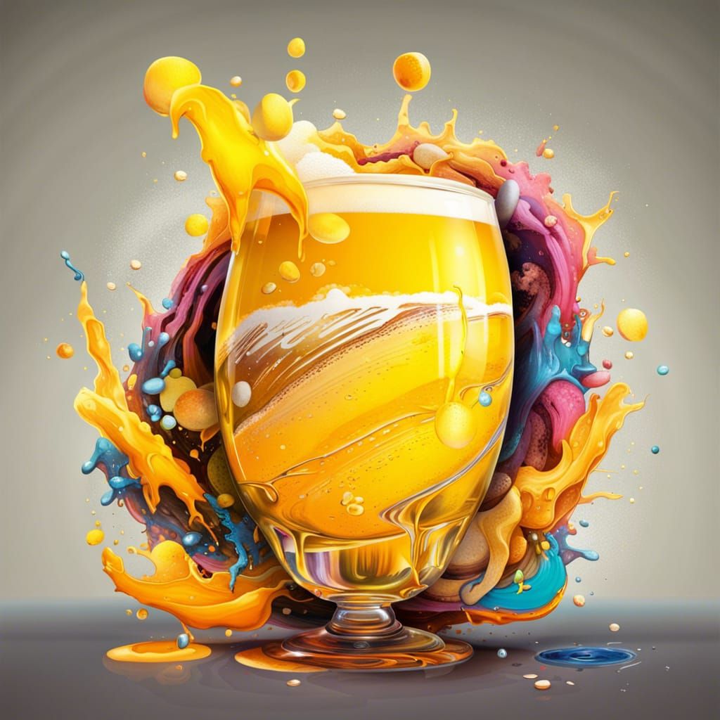 Beer Planet Saturn in Graffiti Street Art