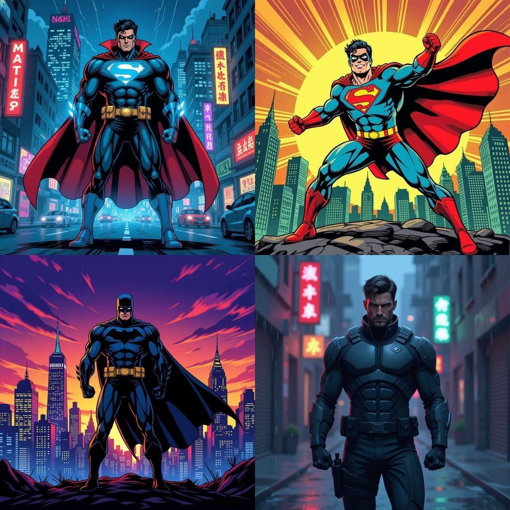 Super Hero NFT Comic Art