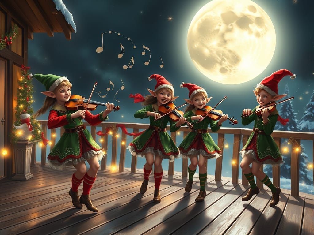 Joyful Christmas Elves