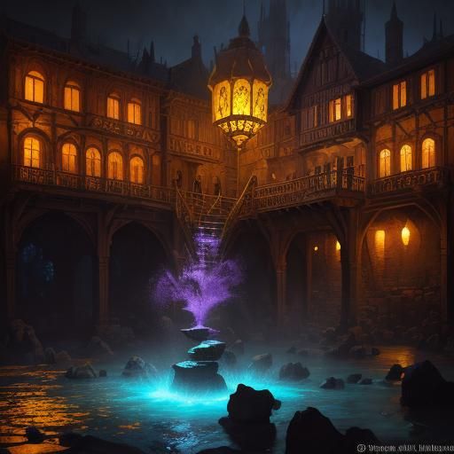 the magical fountain