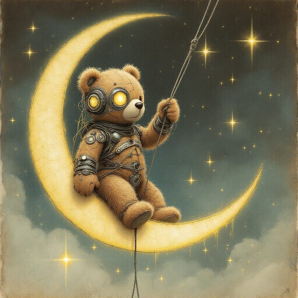 Stuck on the moon