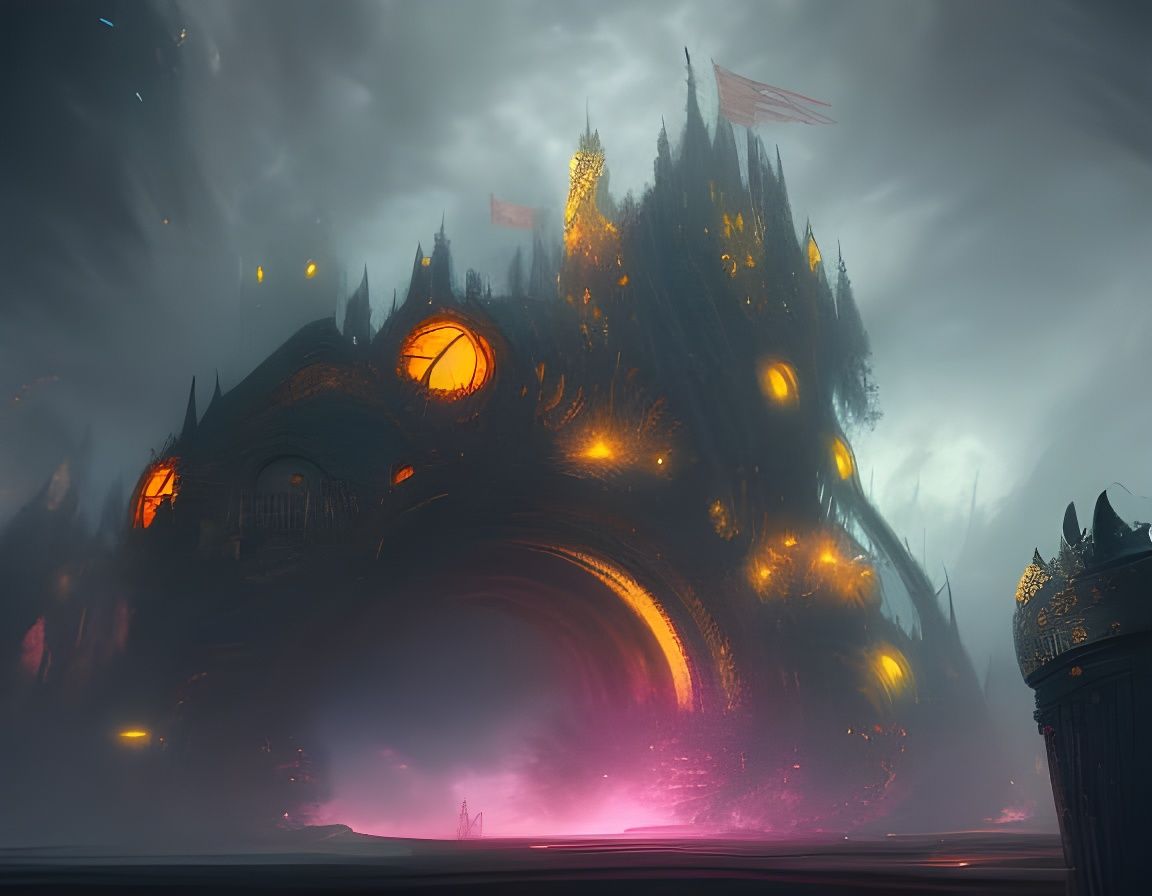 cloudy domain a masterpiece, 8k resolution, dark fantasy concept art, dynamic lighting, hyperdetailed, intricately detai...