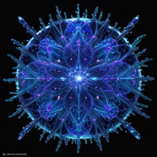 Antibodies Binding to Virus: Molecular Illustration