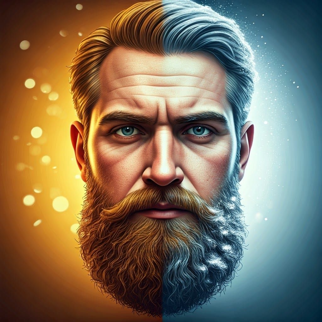 Four Seasons Face: A Portrait of Time