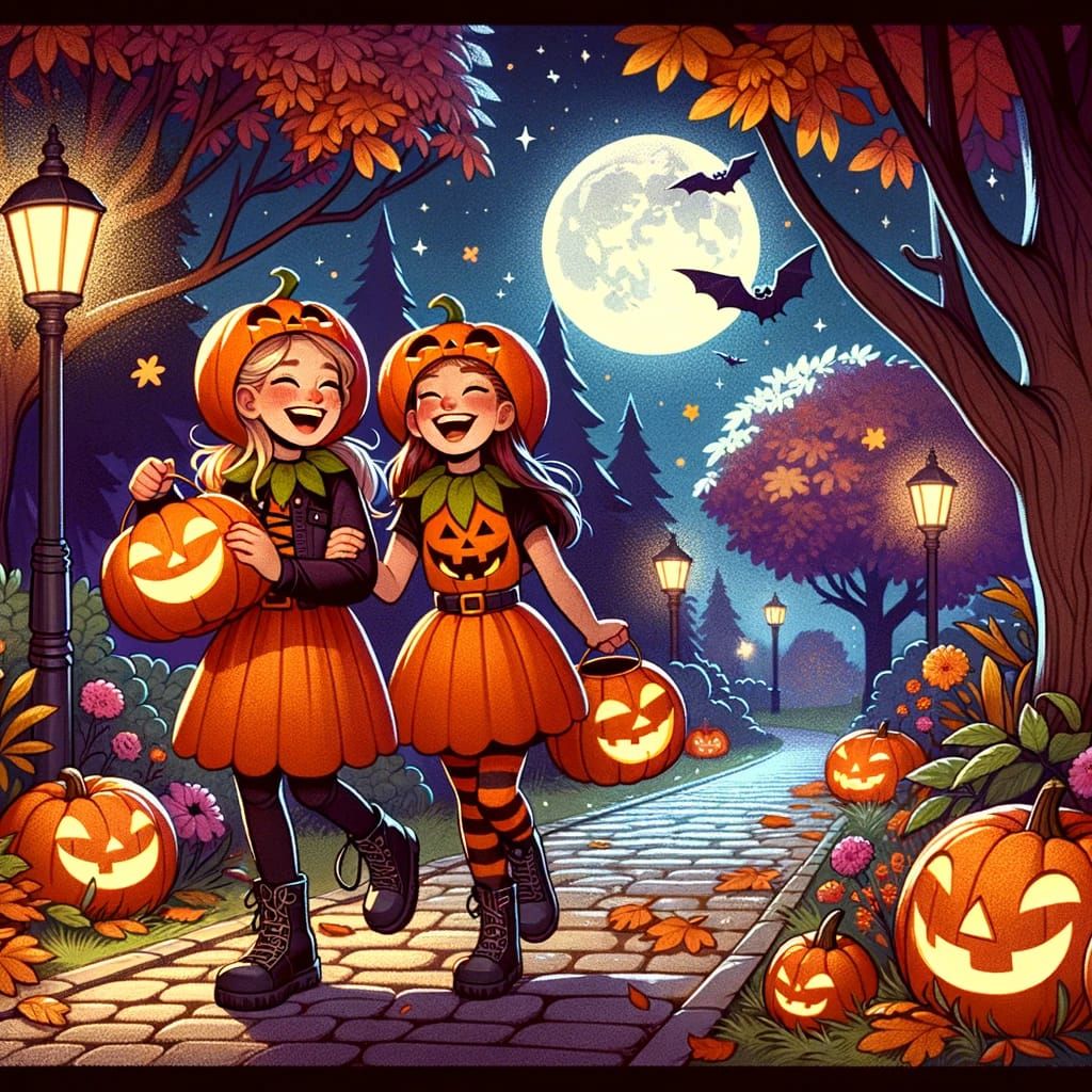 Halloween AI Image: Spooky and Festive