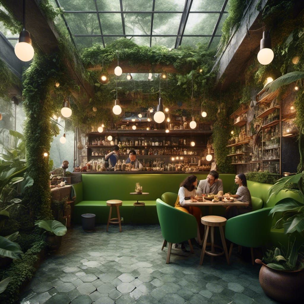 Magical Jungle Cafe Selling Potions