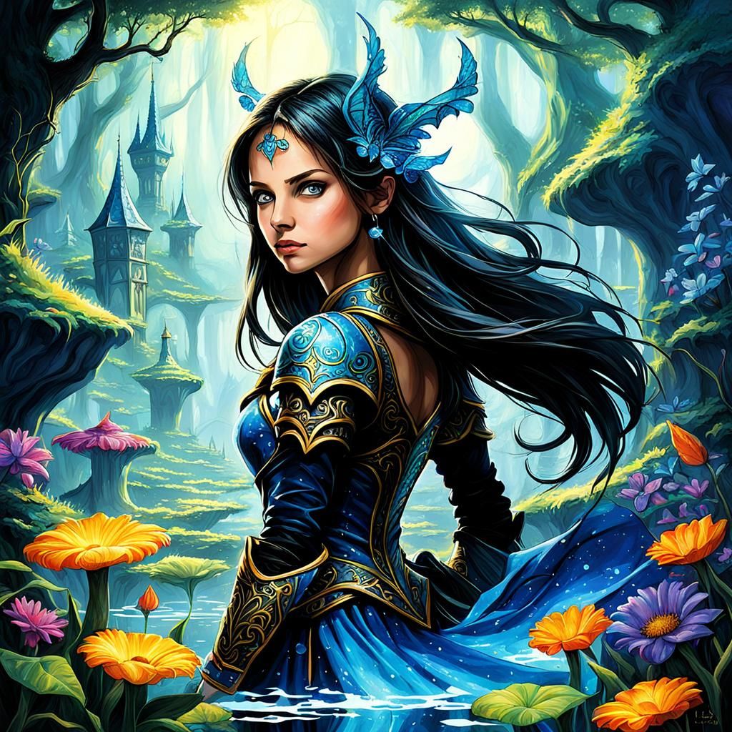 Dreamlike Fantasy Scene by Lisa Gilbert