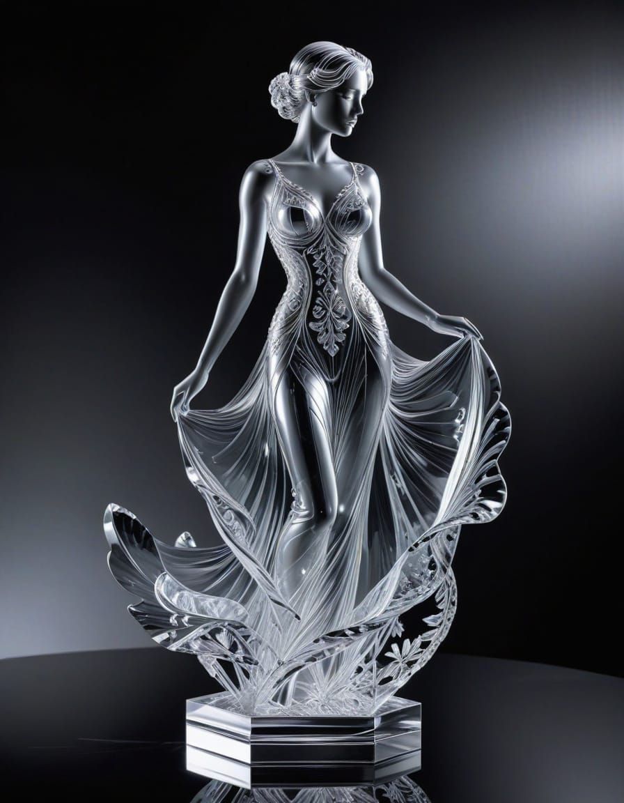 Crystal Goddess in Elegance and Drama