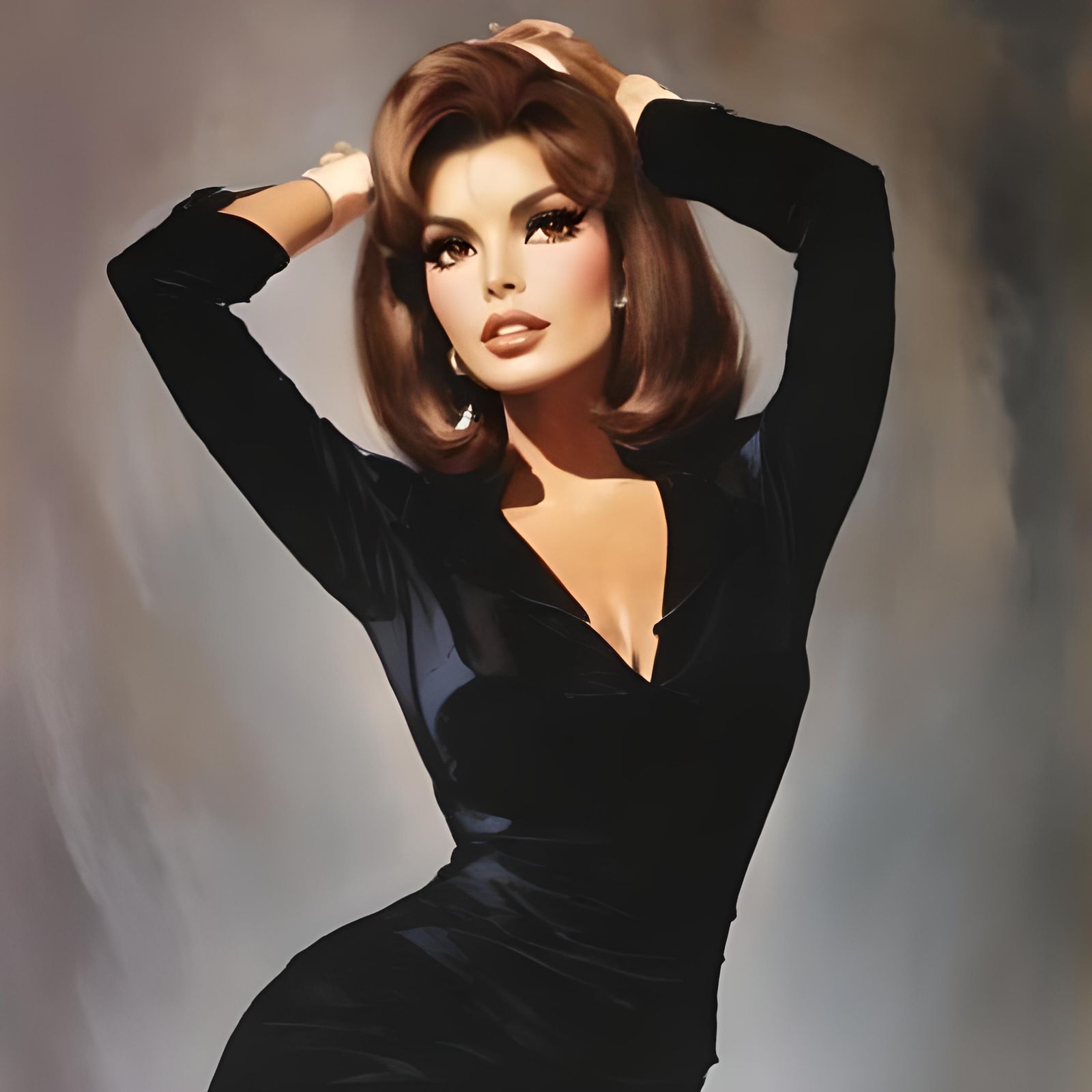 Raquel Welch 1968 in Mod 1960s Style