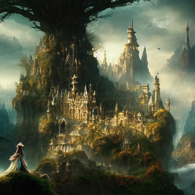 Epic Wonderland: A Digital Matte Painting