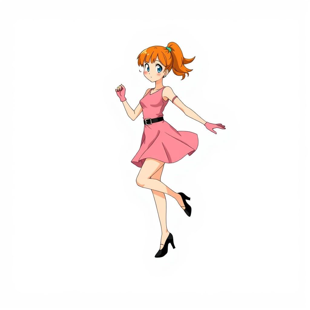 Anime Style Cartoon of a Fast Tap Dancer
