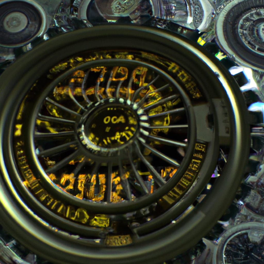 Hypnotic Currency in Cosmic Sci-Fi Style