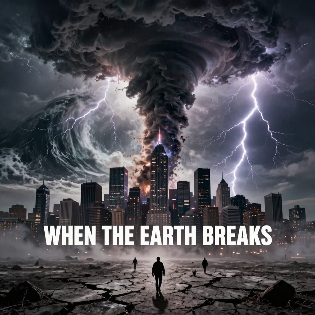 Epic Disaster Movie Poster: Earth Breaking