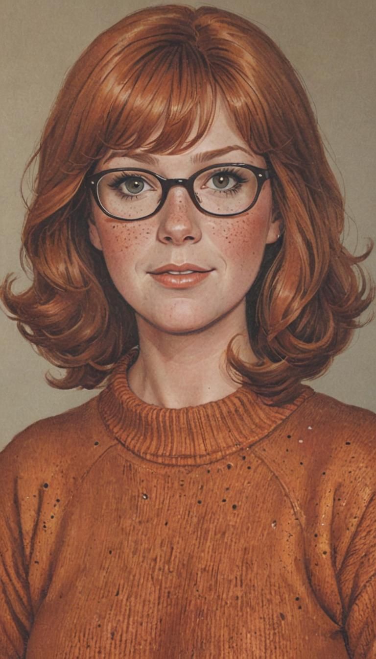 Velma Dinkley Reimagined by AI