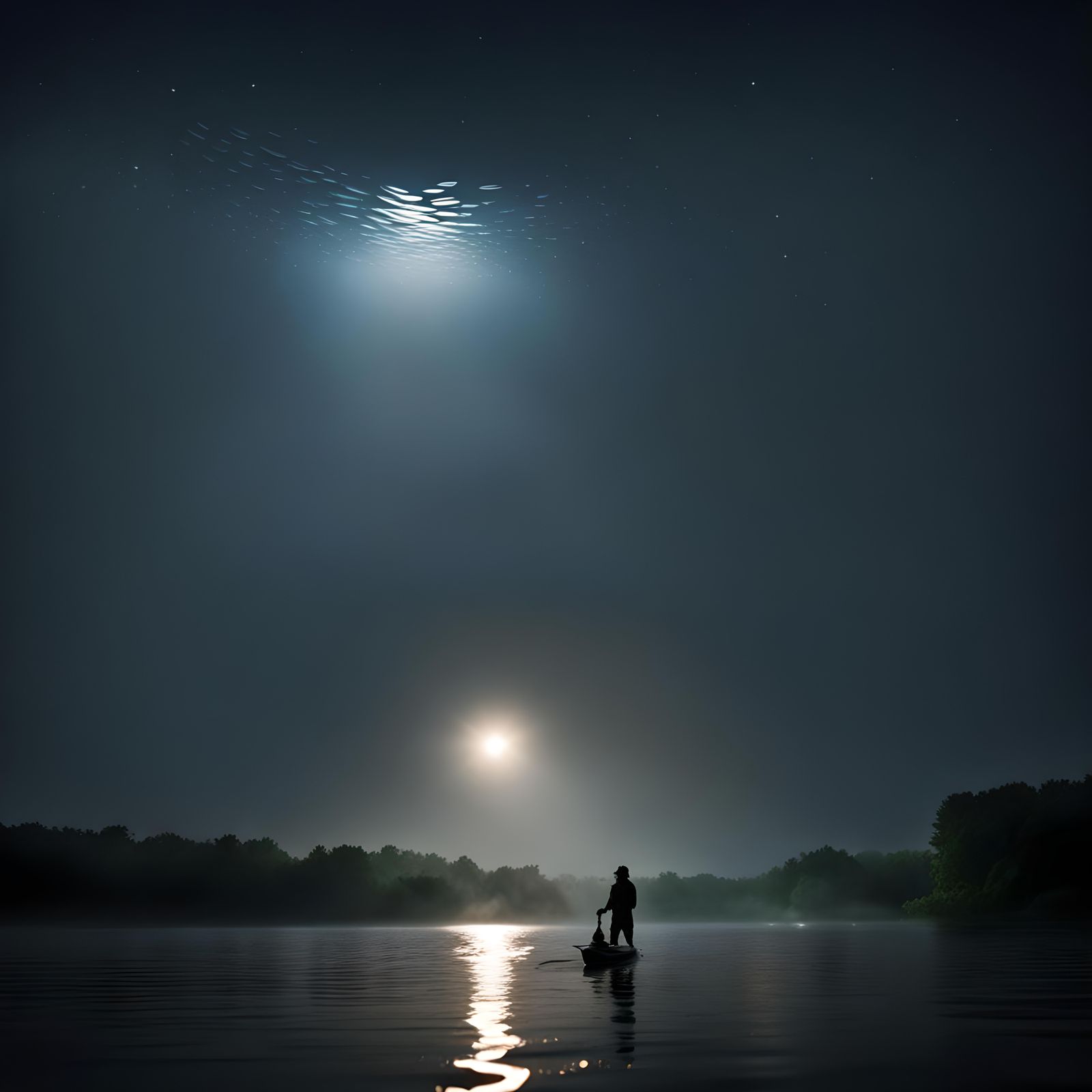 Fishing for Asian Carp in the Dark
