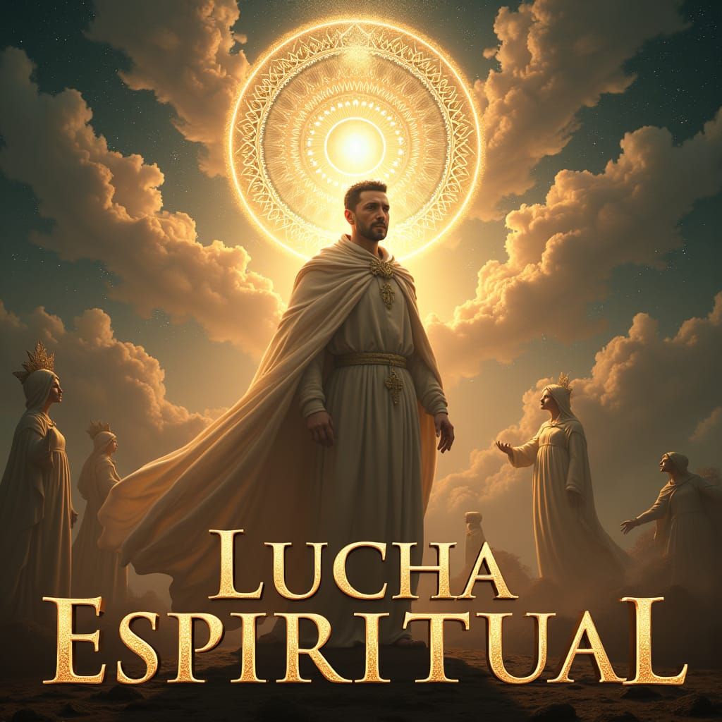 Lucha Espiritual: A Divine Logo Design