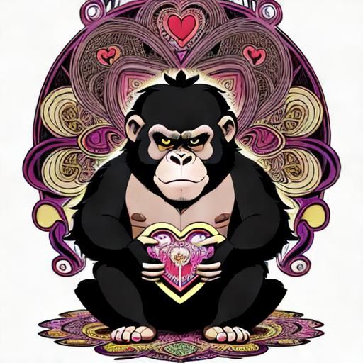 Grumpy Gorilla - Love - Happy Valentine's Day - Starter Image