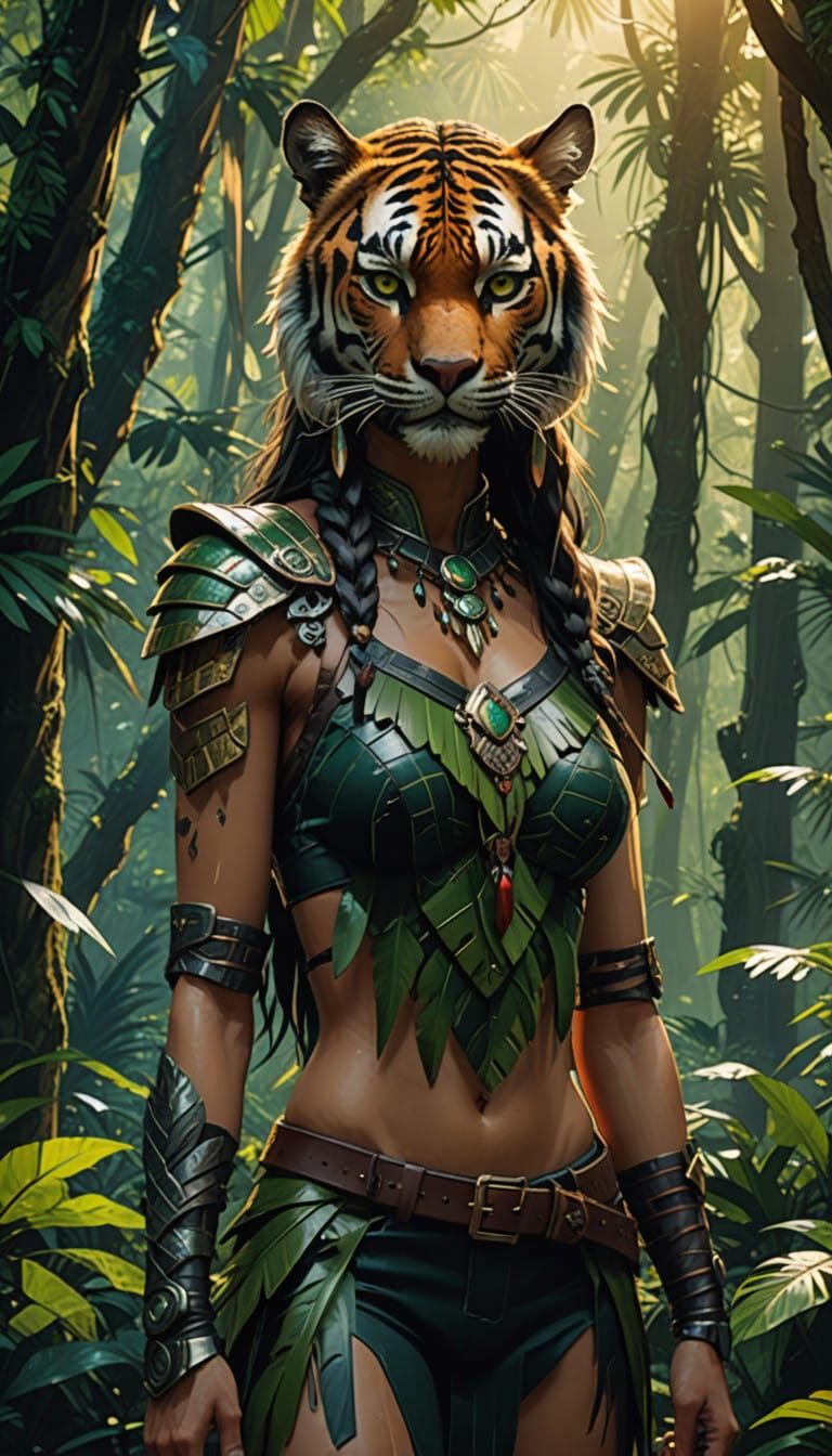 Elegant Warrior in Exquisite 4K Anime Style Quality