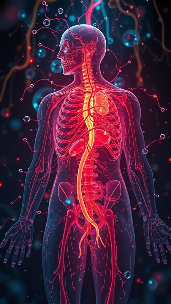 Photorealistic Journey Inside the Human Body in 8k