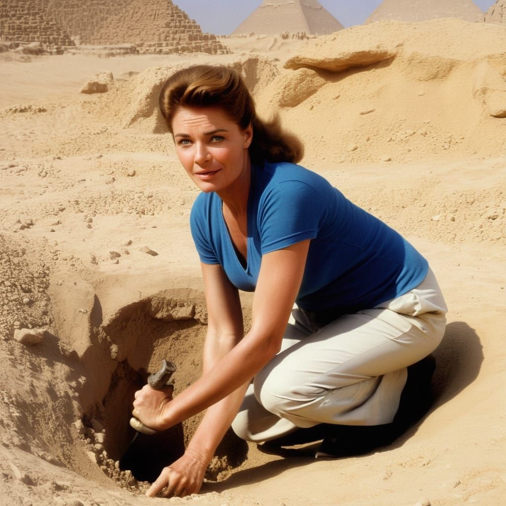 Viveca Lindfors Discovers Ancient Stargate in Egyptian Ruins