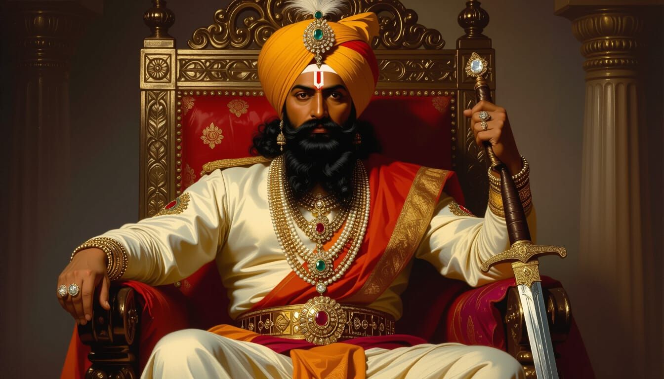 Maharaja Ranjit Singh with Kohinoor Diamond, Raja Ravi Varma...