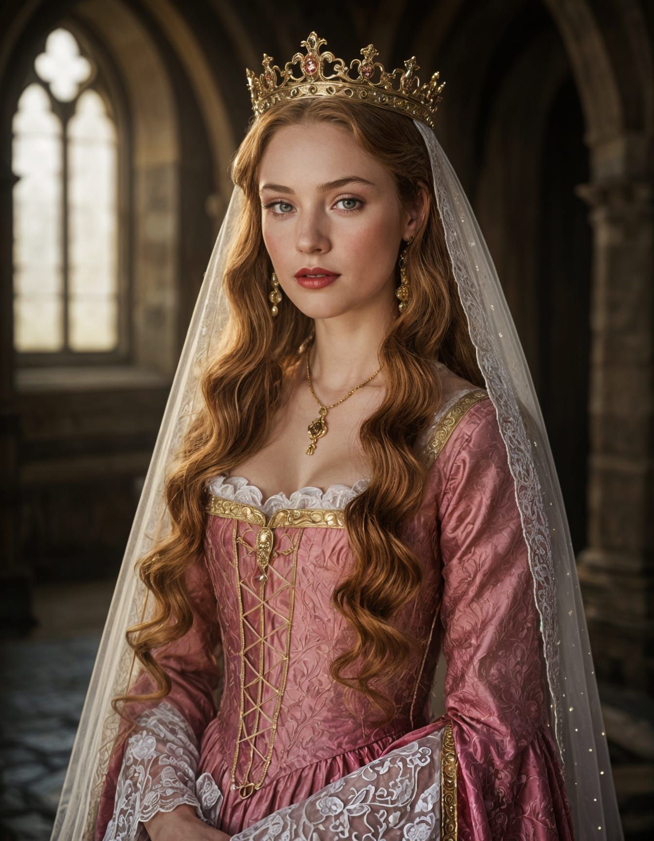 14th Century English Princess in Castle