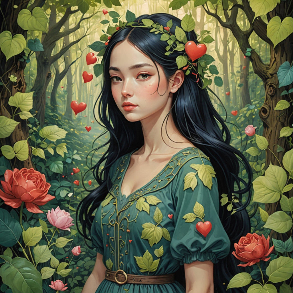 Whimsical Forest of Enchanted Love