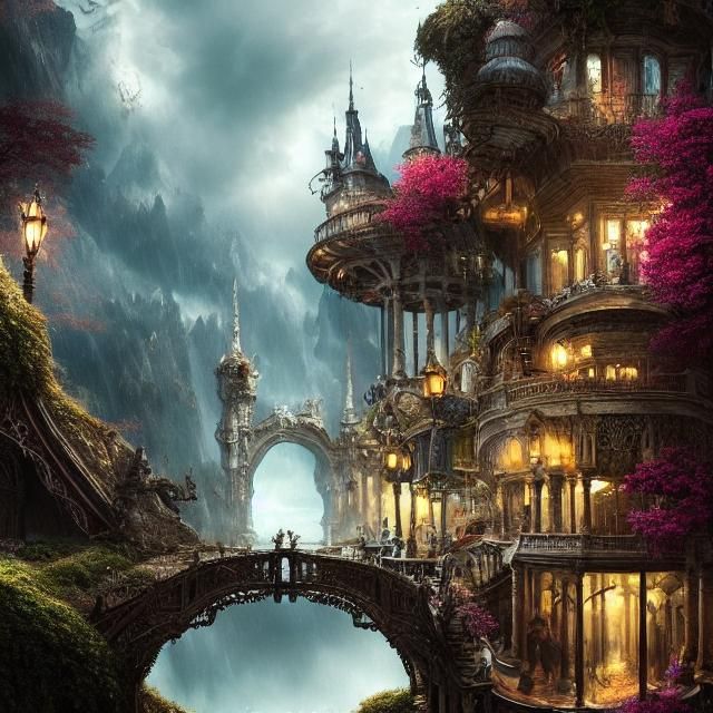 Wonderland: Epic Cinematic Digital Matte Painting