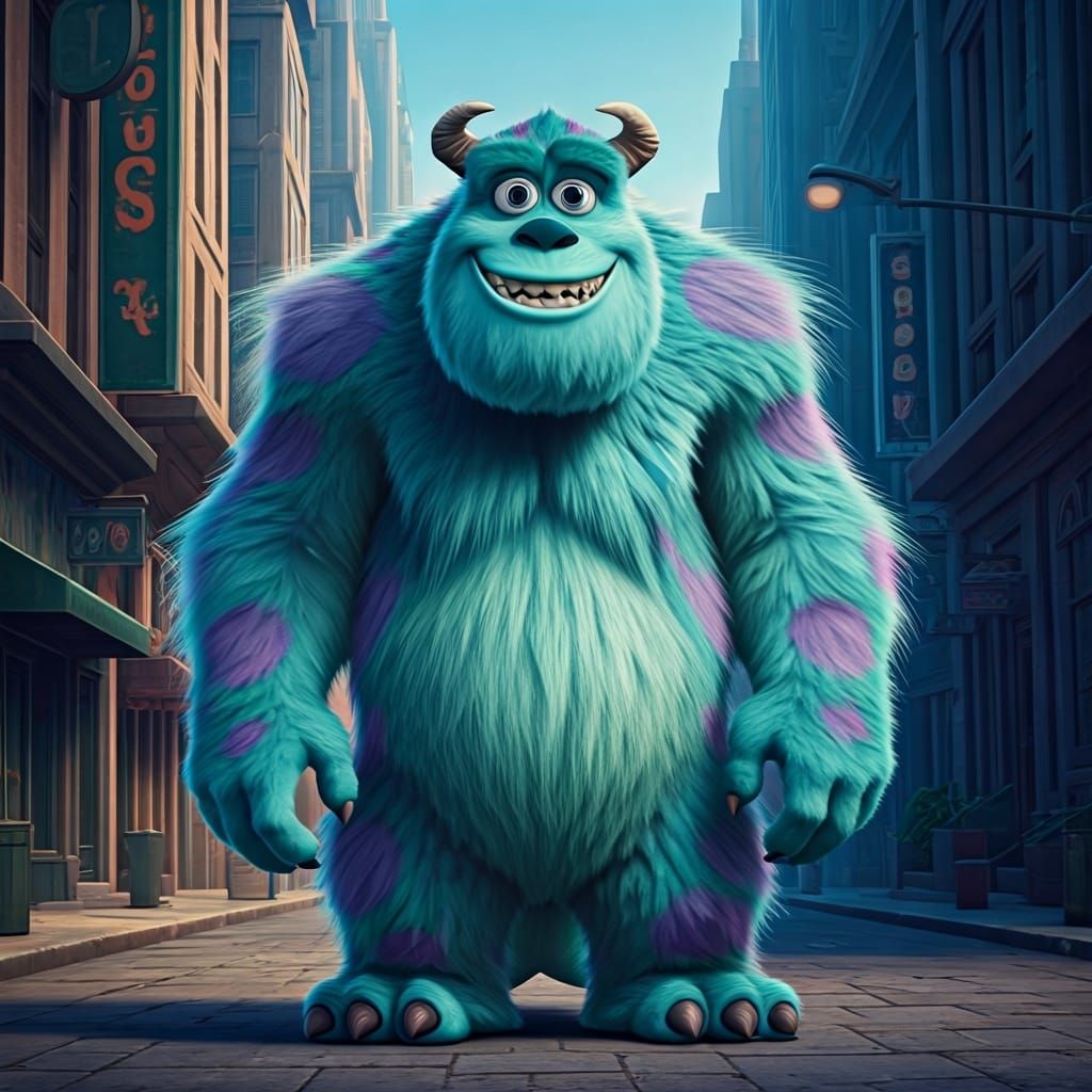 Sulley Sullivan Smiles in the City
