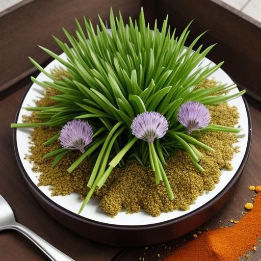 Allium Cepa and Sativum in Spice Organizer