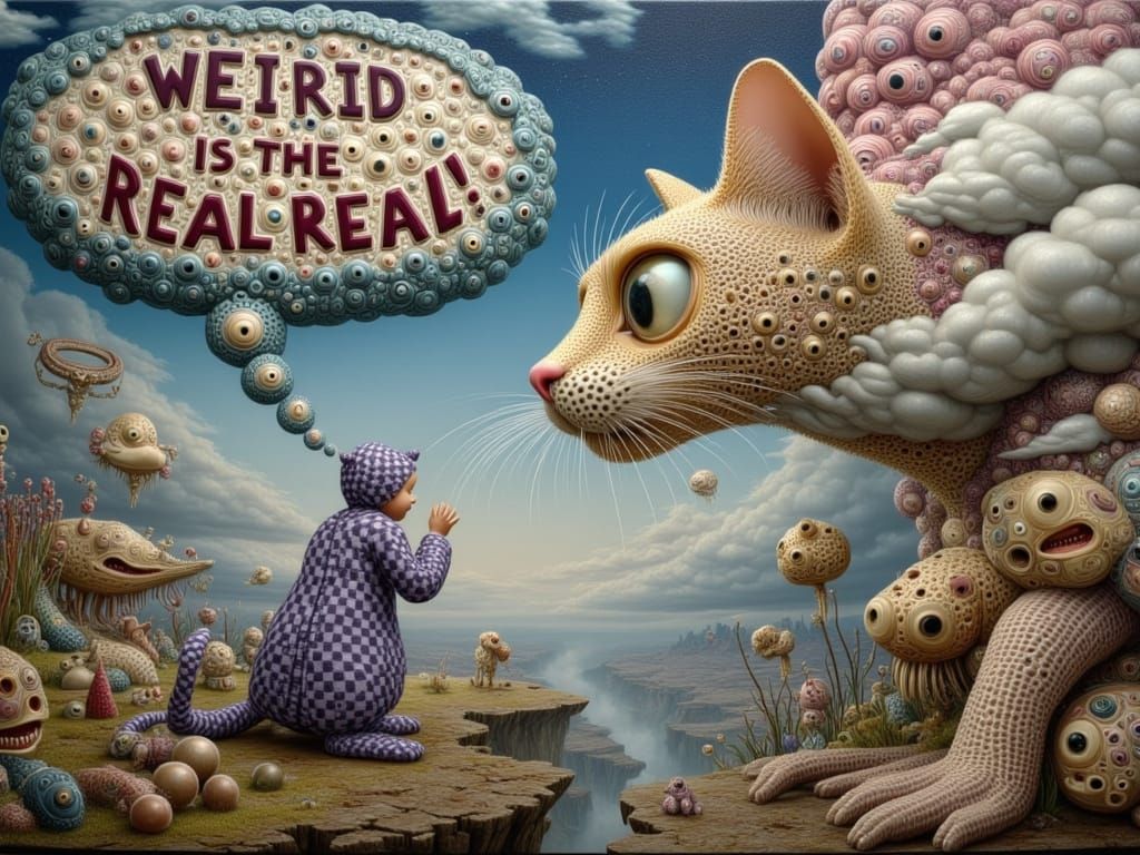 "WEIRD IS THE REAL REAL!"