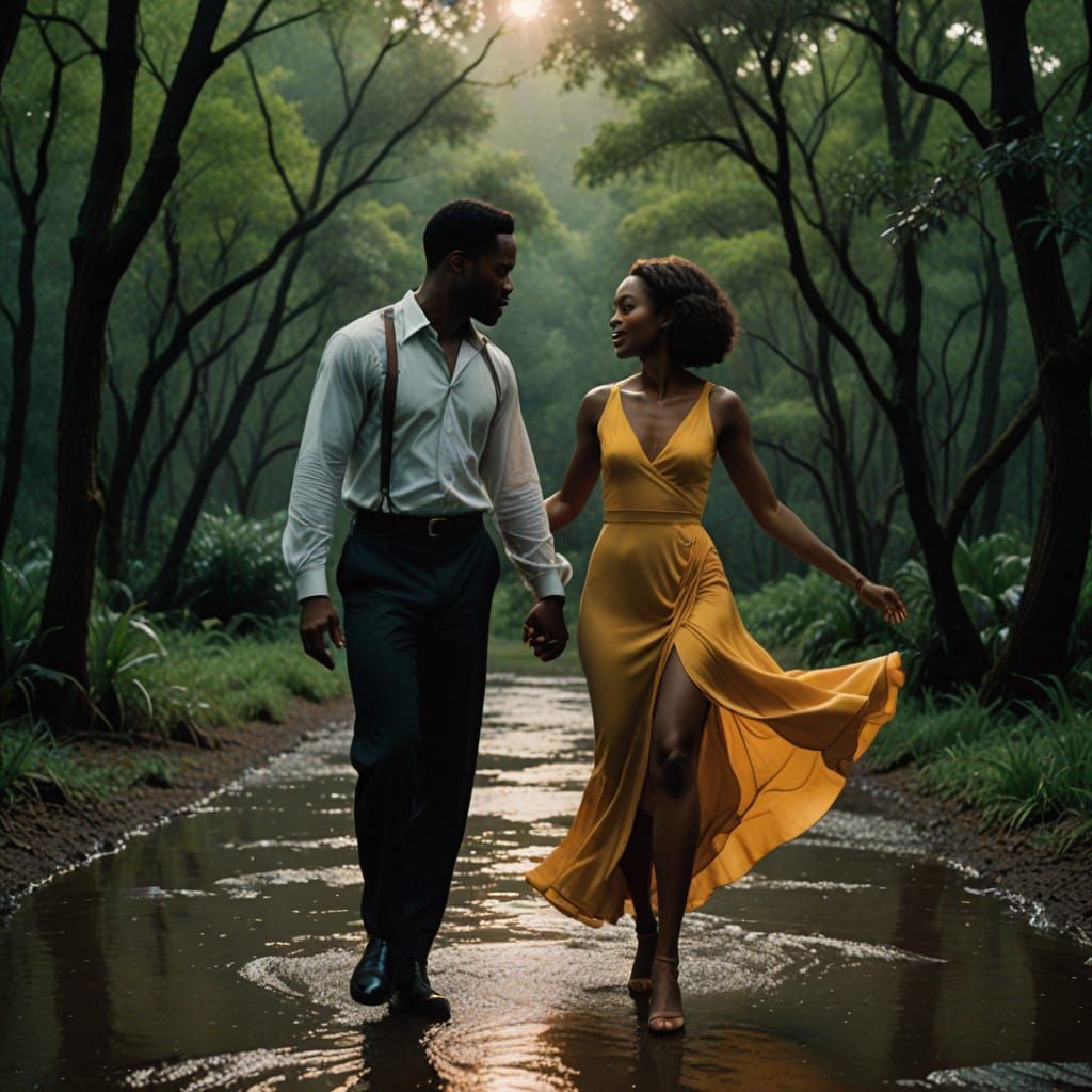 Cinematic Romance in Motion