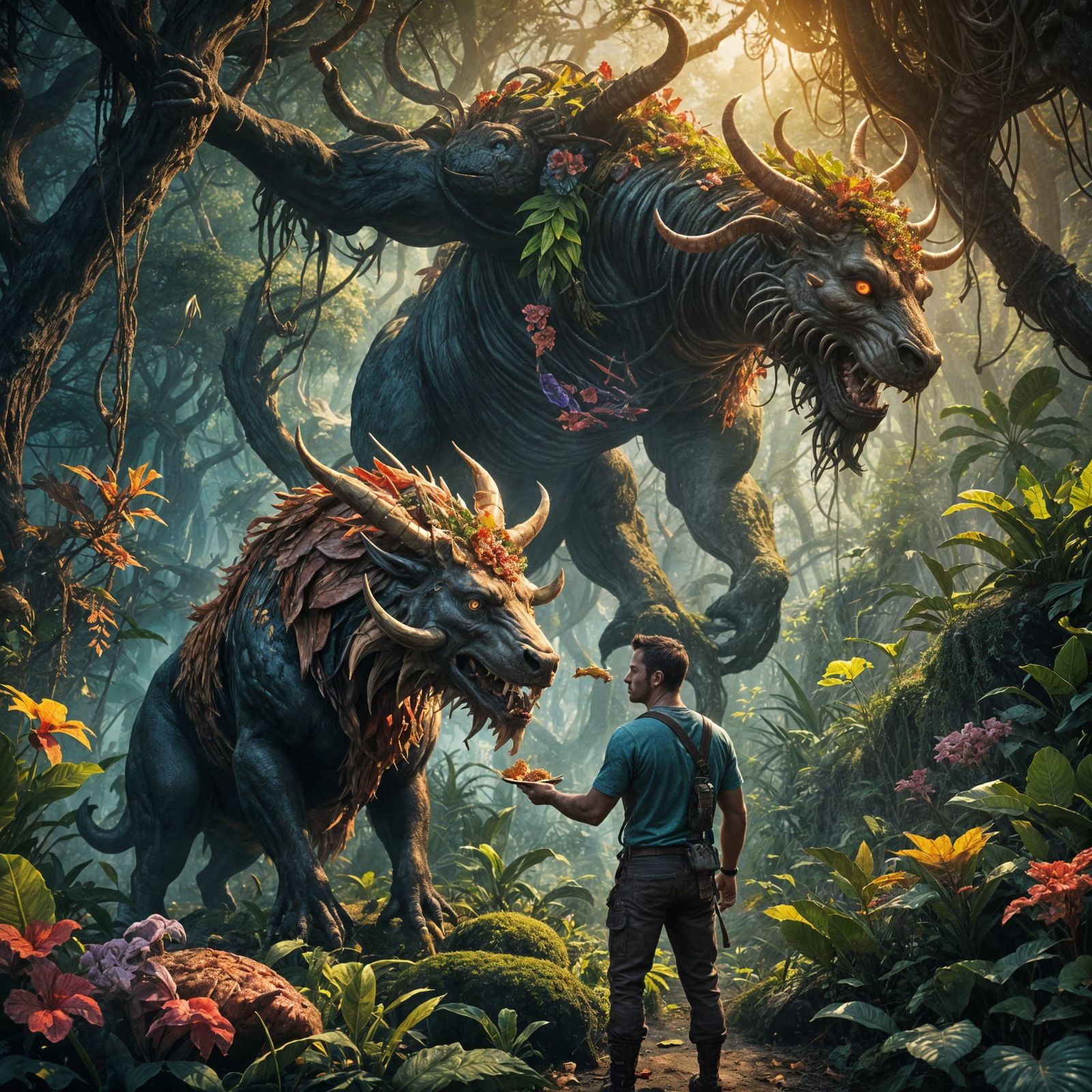 Fantastical Matte Painting with Intricate Details