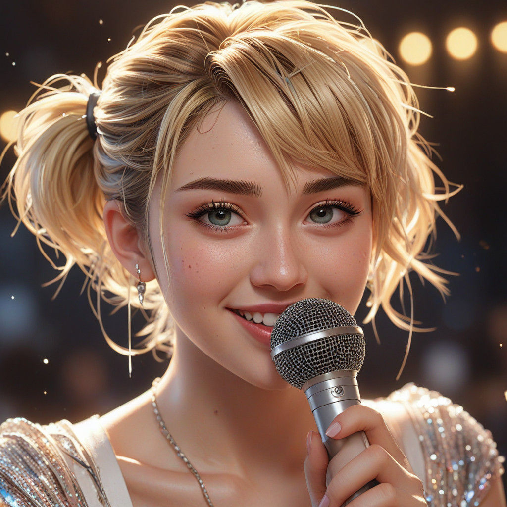 Miley Cyrus Shines as a Sparkling Anime Idol
